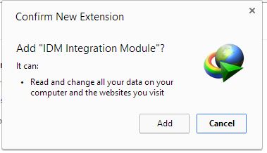 Confirm New Extension