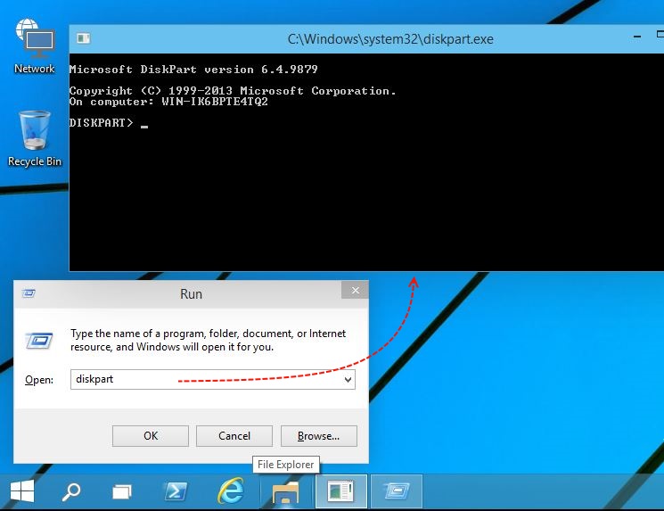 Manage Hard Disk using Command Line in Windows 10 - Technig