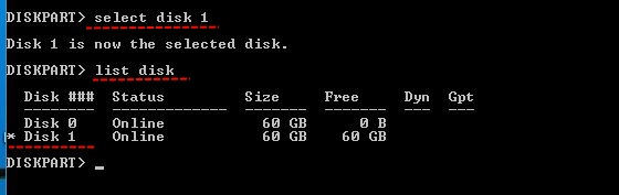 Select Hard Disk