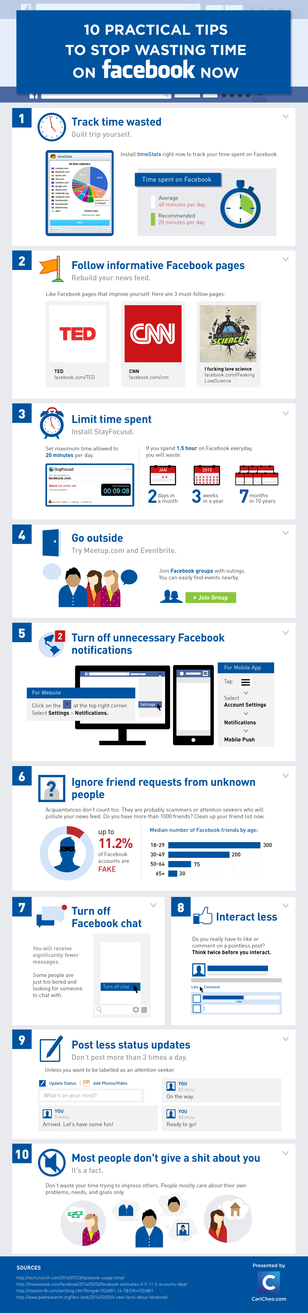 practical tips to stop wasting time on facebook