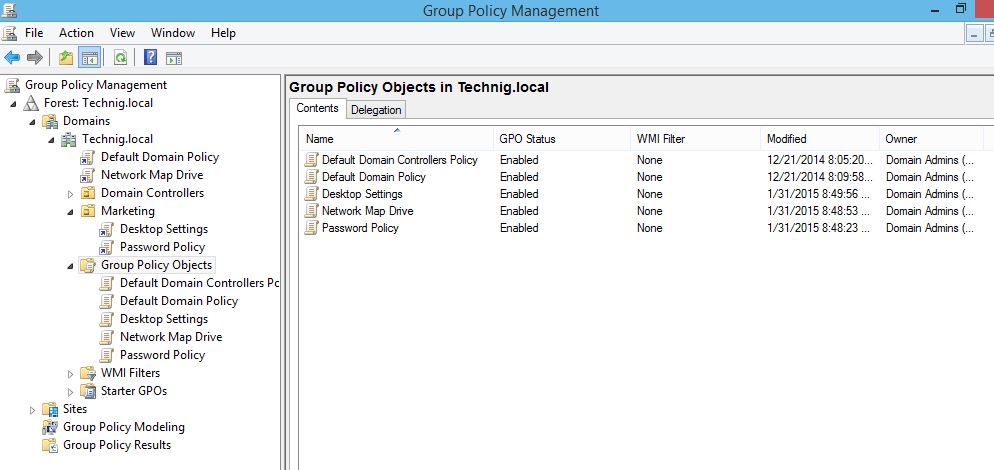 Backup Group Policy Objects