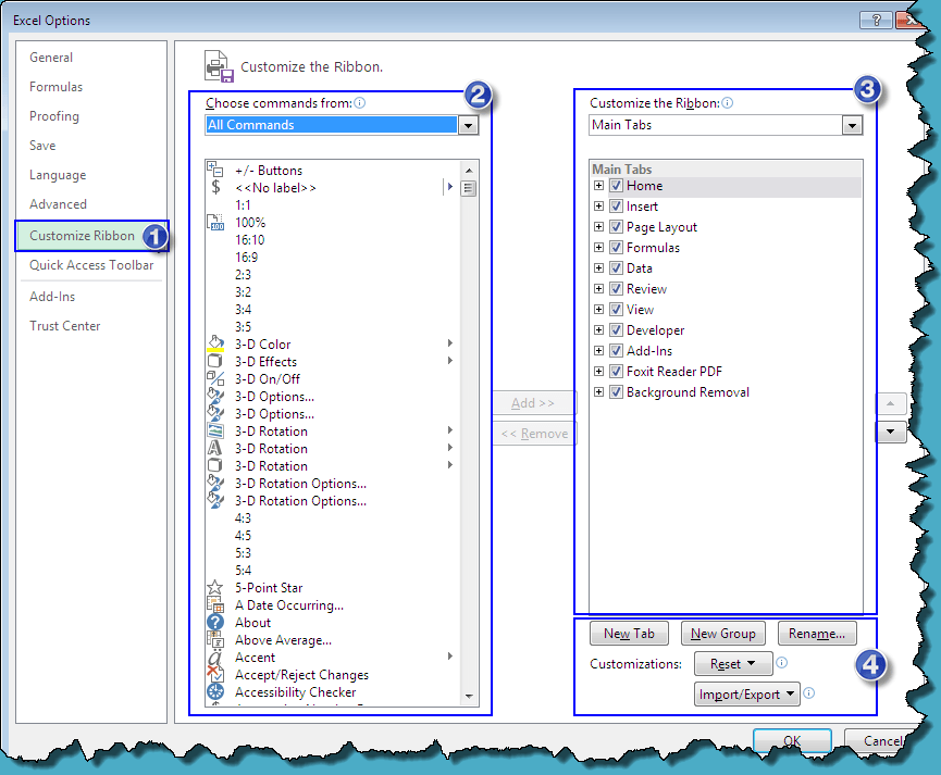 Excel Options