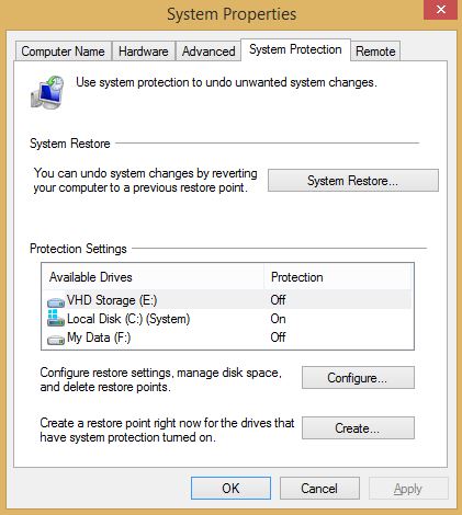 delete system restore and shadow copies