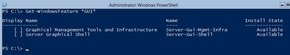 Windows GUI Shell