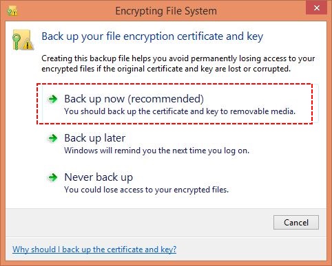 Data Protection and Backup of Encryption Keys