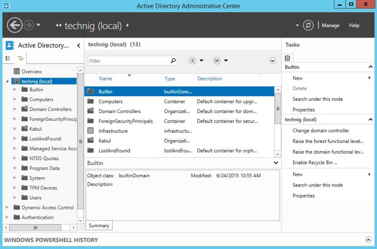Enable Active Directory Recycle Bin On Server 2012 R2
