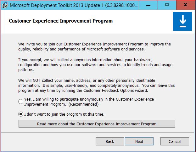 Customer Experience Improvement Program