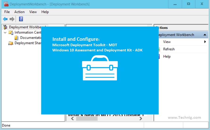 Install ADK and MDT in Windows Server 2016