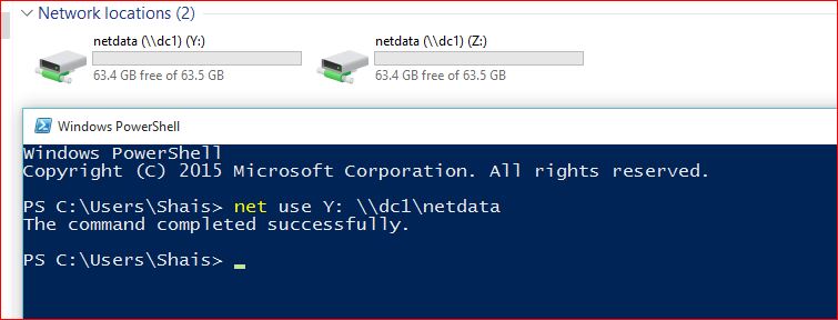 Net Use Command line