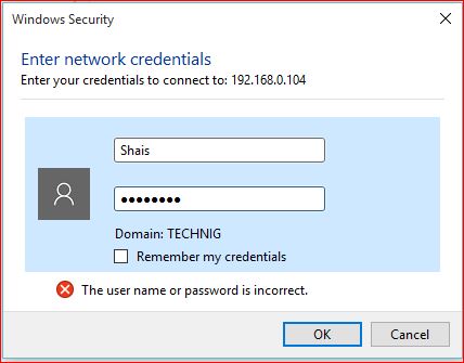 Network Credentials