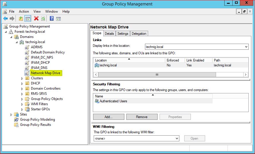 Network Map Drive