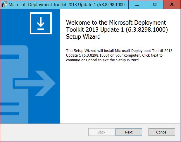 Welcome to Microsoft Deployment Tool Kit