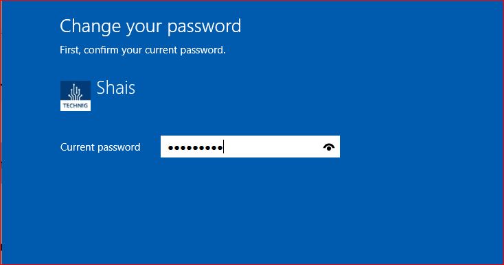 Change User Password