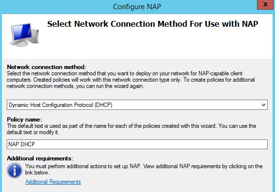 Dynamic Host Configuration Protocol (DHCP) with Network Access Proteciotn