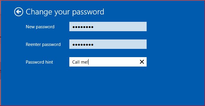 How to Change User Account Password