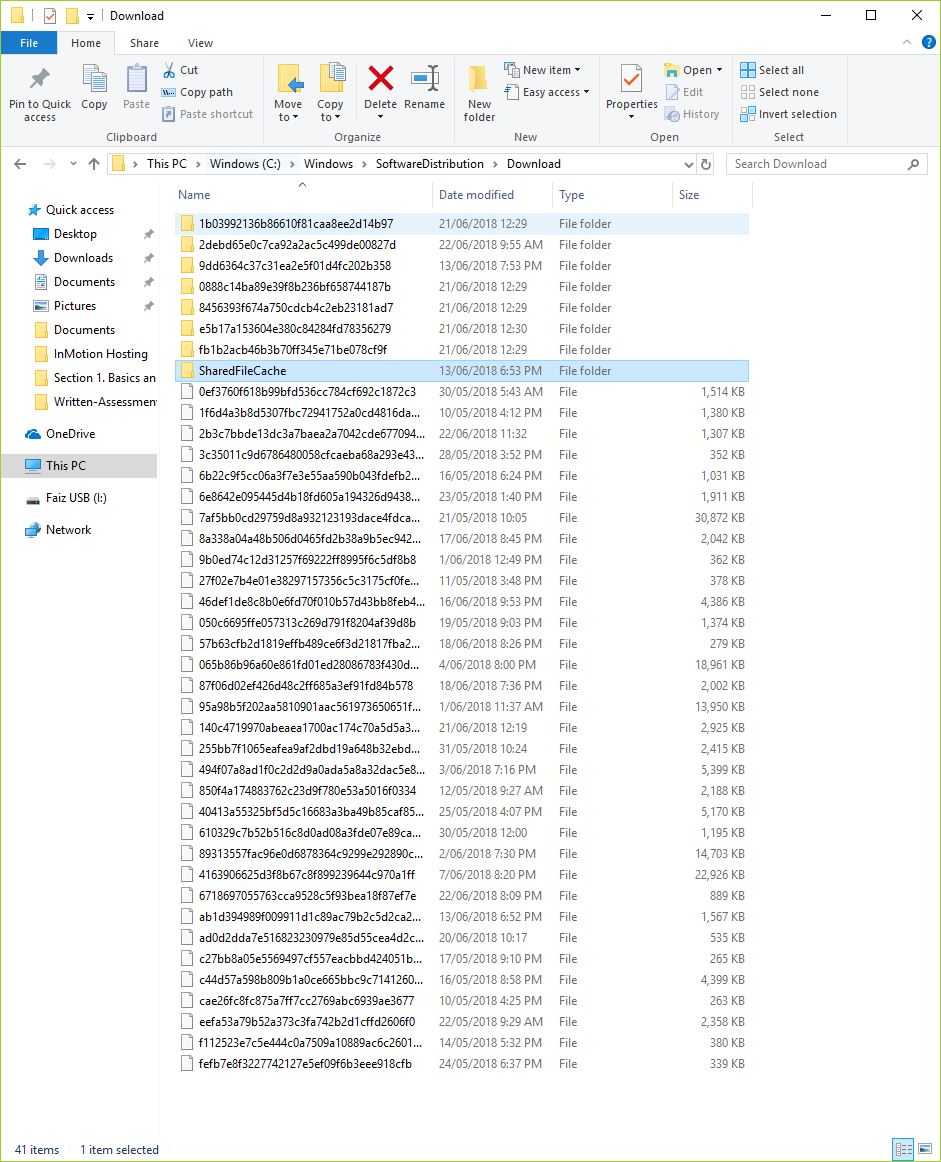 How to delete downloaded Windows 10 Update files - Technig