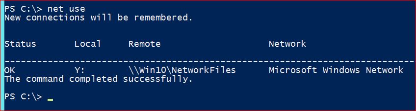 Network Map Drives 