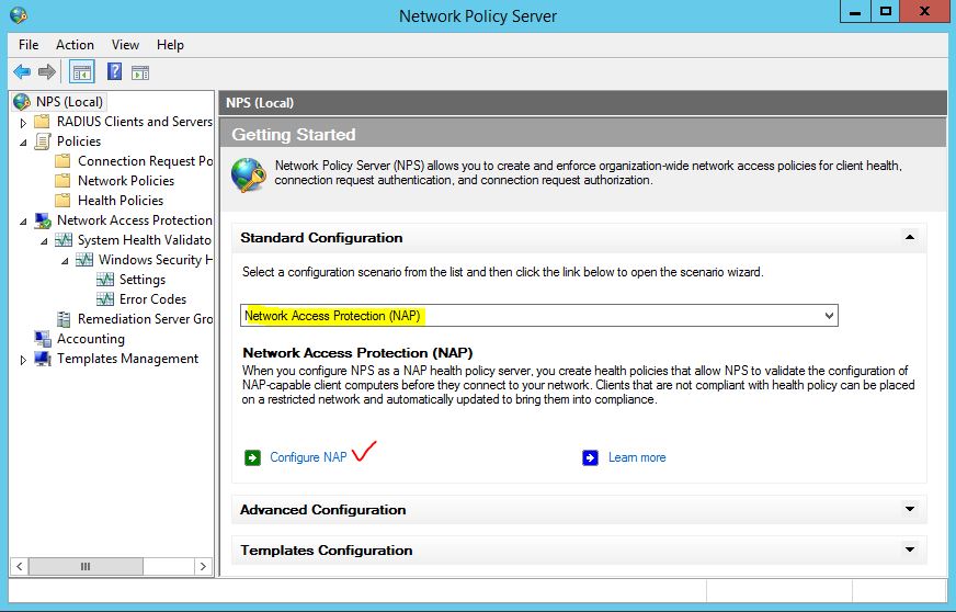 Network Policy Server in Windows Server 2012 R2