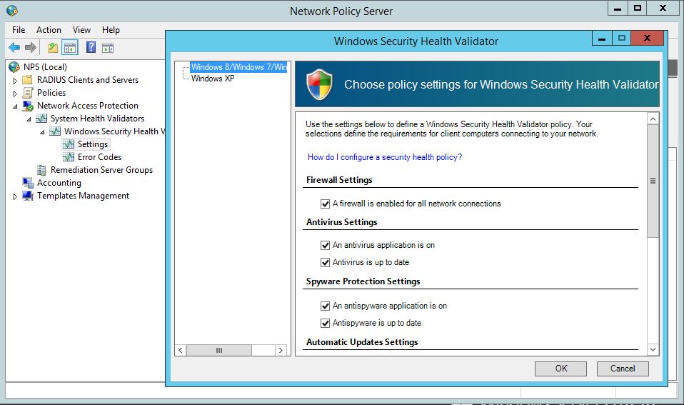 Windows Security Health Validator
