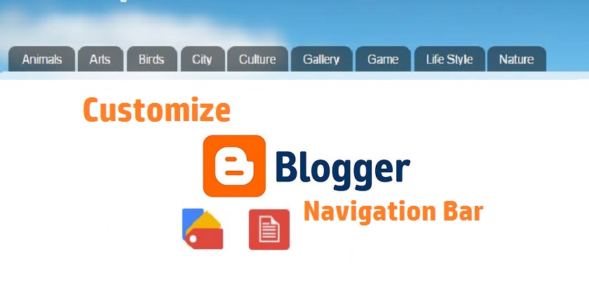 Customize Blogger Navigation Bar