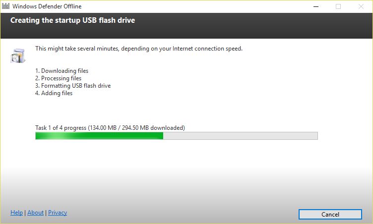 Creating the Startup USB flash drive