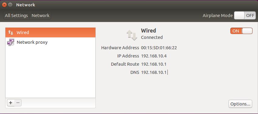 Get IP address from DHCP