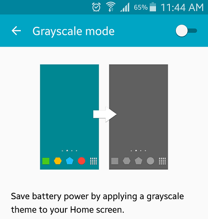 GrayScale Mode