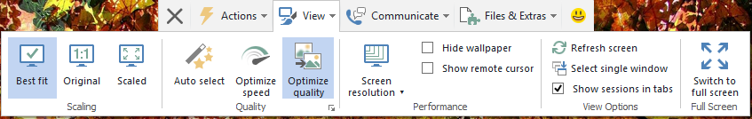 Optimize Session Quality