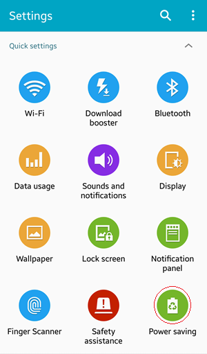 Power Saving Mode on Android Devices