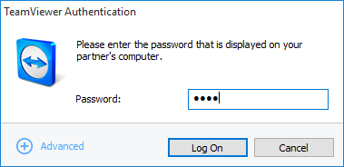 Type the Partner Password