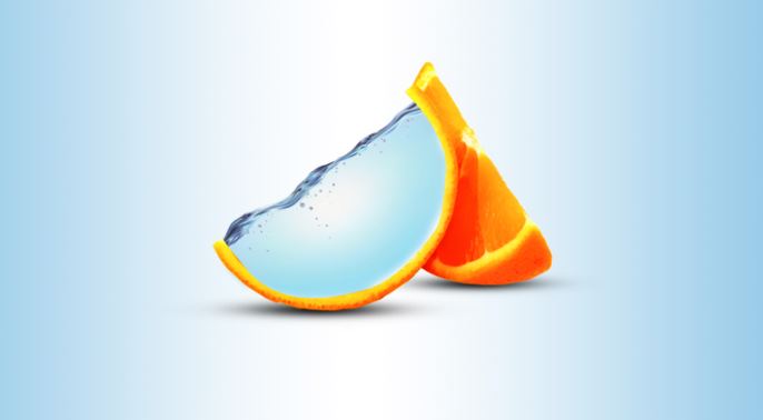 Fit water to the orange- Orange Manipulation Design