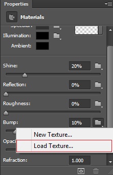 Change Bump Texture