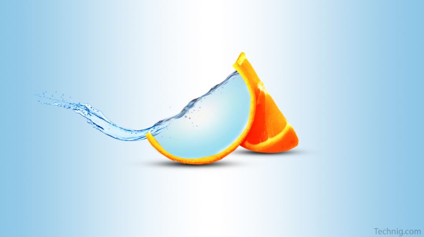 Enhancing the long water into orange-Orange Manipulation Design