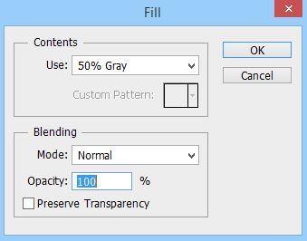 Fill Settings