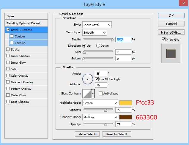 Blending options of technig