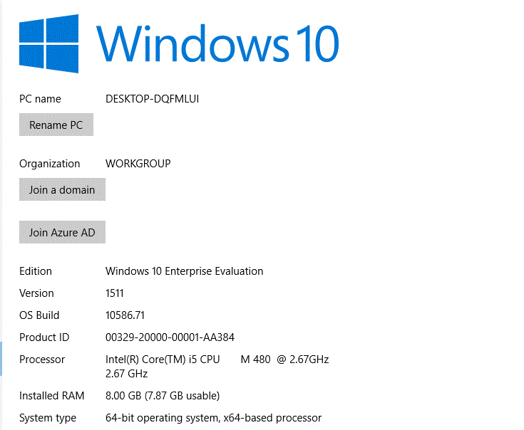 All details about Operating system your using Find Windows 10 Version