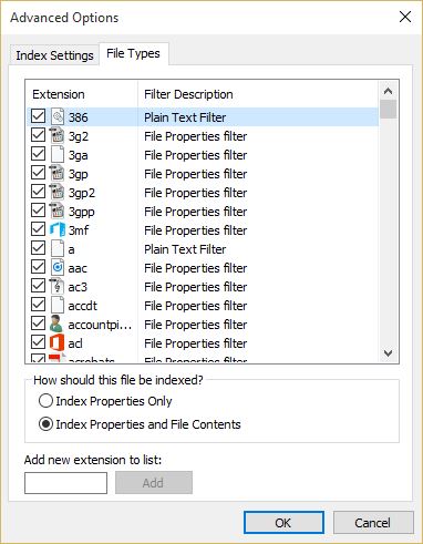 Hide File Types from Search Result
