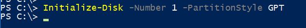 Initialize Hard Disk and Set Partition Type