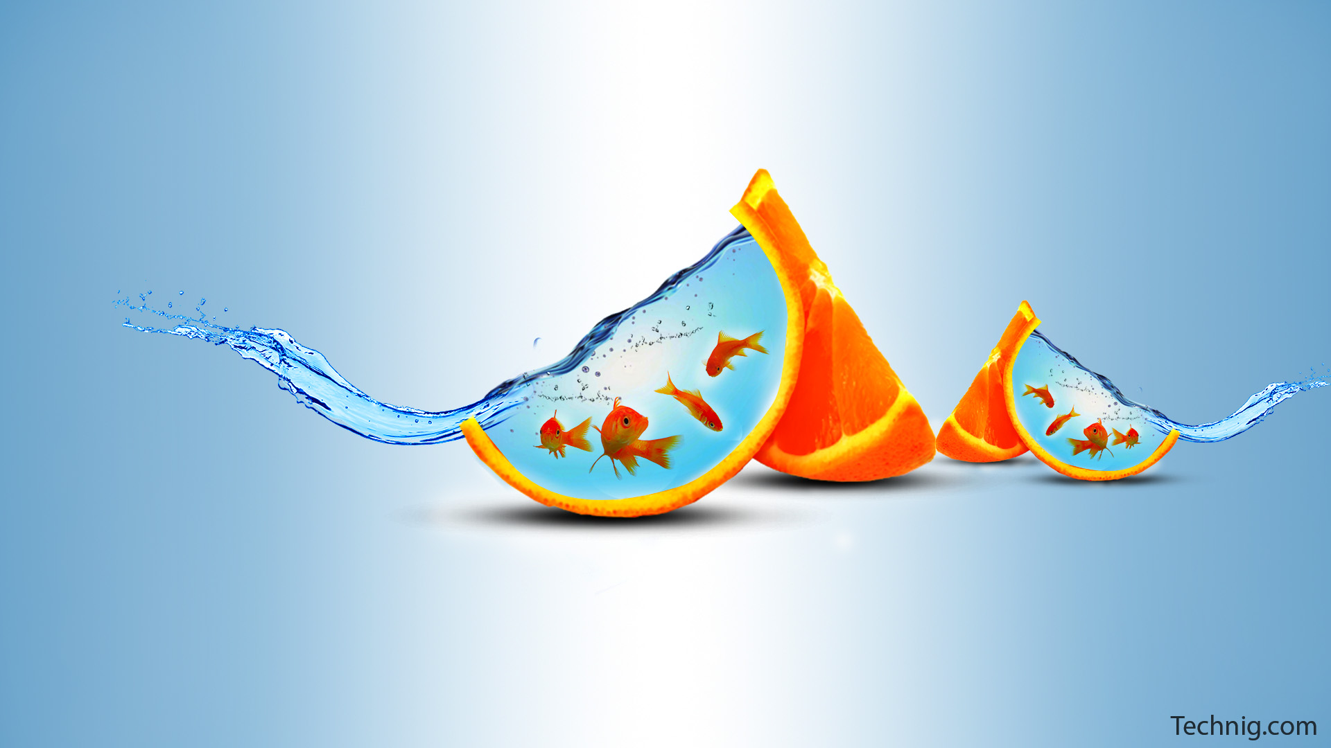 Create Orange Manipulation Design Using Photoshop