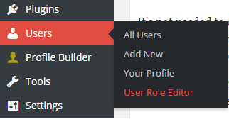 WordPress User Role Editor