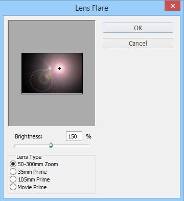 Lens Flare Settings