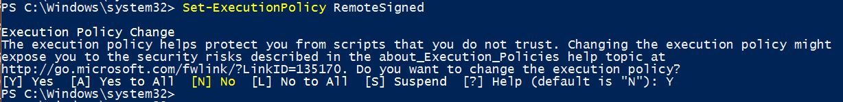 Enable Execution of PowerShell Scripts on Local Computer