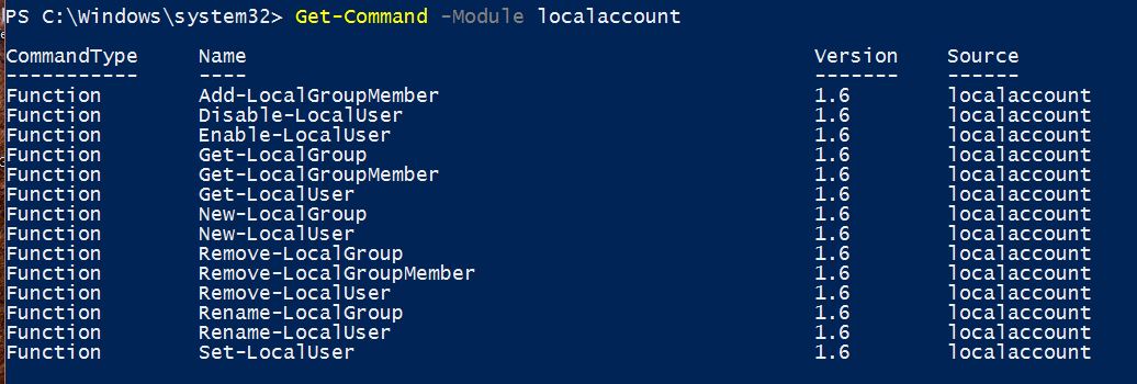 Manage Local Users Groups Using PowerShell - Technig