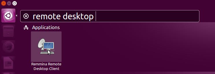 Remmina Remote Desktop Client on Ubuntu Linux
