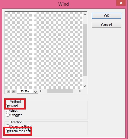 Wind Dialog Box