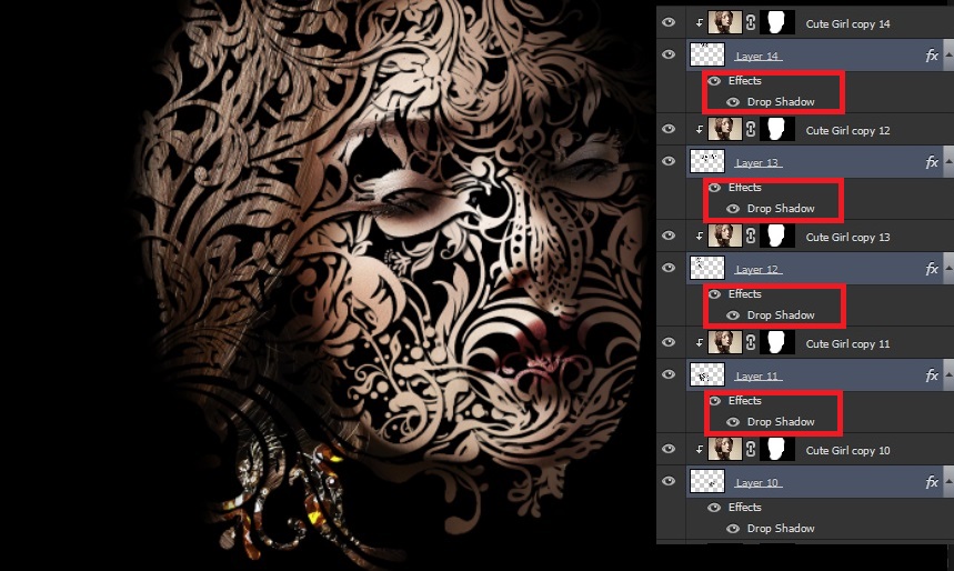 After Applying layer style