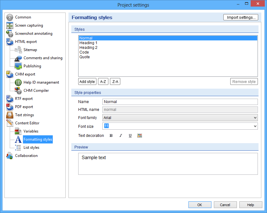 Define and Use Global Text Styles - Efficient User Manuals Creation