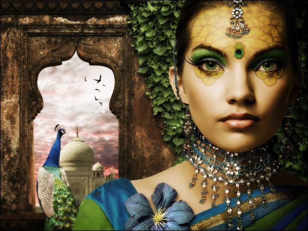 Fantasy Peacock - 10 Attractive Photoshop Designs
