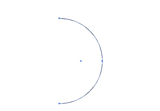 Half Circle - Illustrator 3D Revolve Options